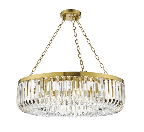 Signature 8 Light Gold Pendant